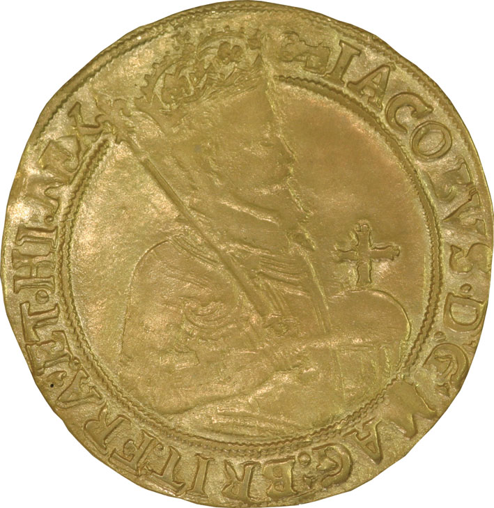 James I Gold Unite Tower Mint Mark